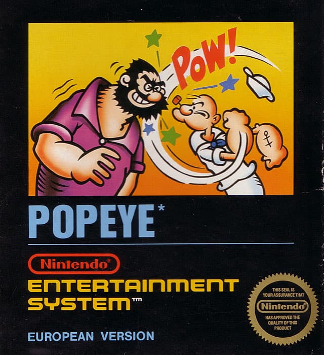 Popeye - NES - Nintendo 8-bit/NES - PAL B/SCN - Complete (CIB)