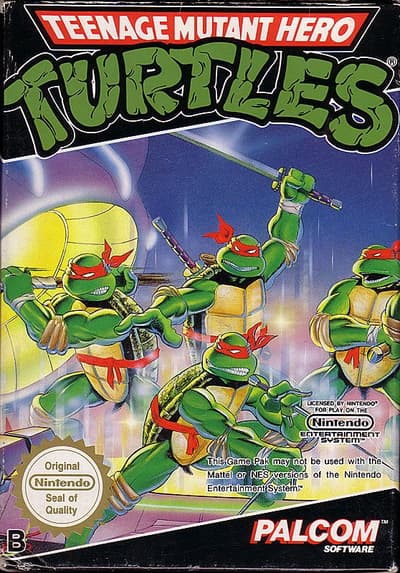 Teenage Mutant Hero Turtles - Nintendo 8-bit/NES - PAL B/SCN - Complete (CIB)