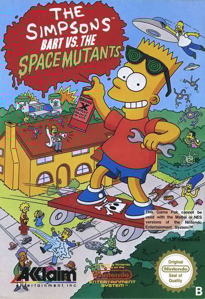 The Simpsons Bart vs. the Space Mutants - Nintendo 8-bit/NES - PAL B/SCN - Complete (CIB)