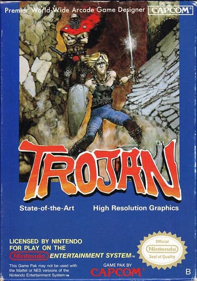 Trojan - NES - Nintendo 8-bit/NES - PAL B/SCN - Complete (CIB)