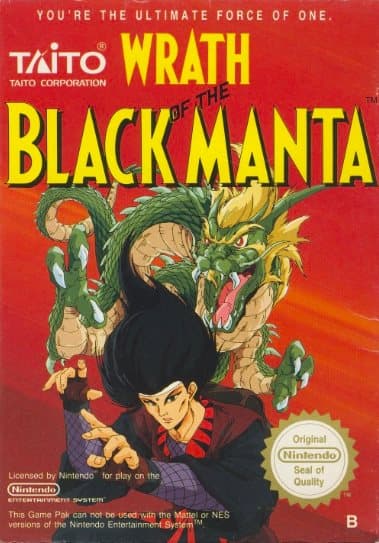 Wrath of the Black Manta - Nintendo 8-bit/NES - PAL B/SCN - Complete (CIB)