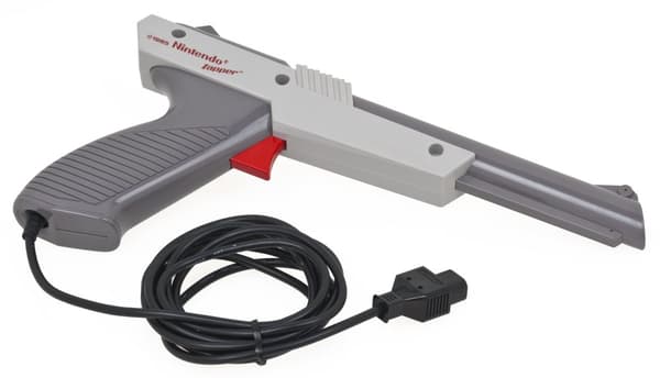 Zapper Ljuspistol Grå - NES (Begagnad)