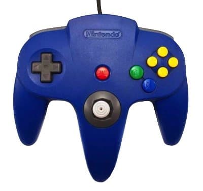 Nintendo 64 Controller - Blue - Used Original - CIB