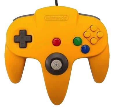 Nintendo 64 Controller - Yellow - Used Complete (CIB)