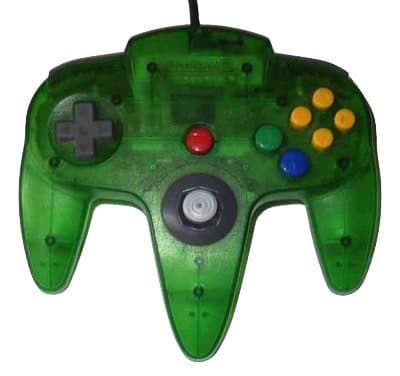 Nintendo 64 Original Controller - Jungle Green - Transparent - Used