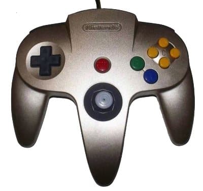 Nintendo 64 Original Controller - Gold - Used - CIB