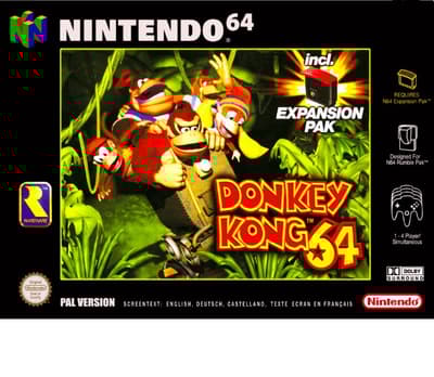 Donkey Kong 64 - Nintendo 64 / N64 - PAL/EUR - Complete (CIB)
