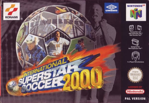 International Superstar Soccer 00 Nintendo 64 N64 Pal Eur Complete Cib Cdon