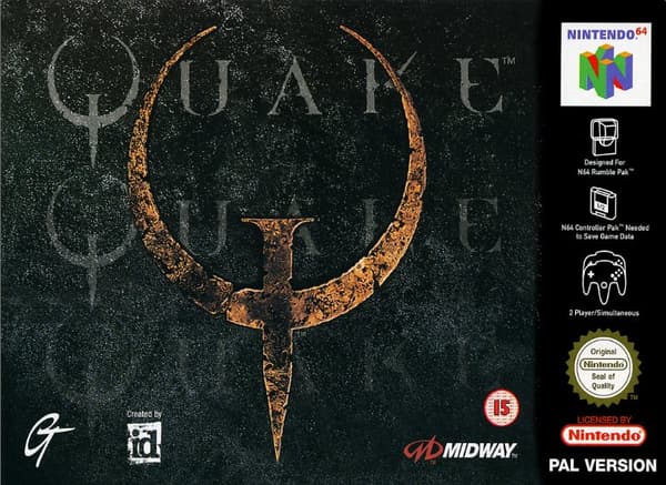 Quake 64 - Nintendo 64/N64 - PAL / EUR - Cart Only