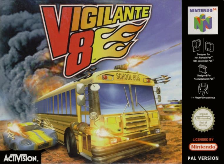 Vigilante 8 - Nintendo 64/N64 - PAL/EUR - Complete (CIB)
