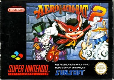 Aero the Acro-Bat 2 - Supernintendo/SNES - PAL/SCN/EUR - Complete (CIB)