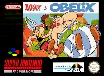 Asterix & Obelix - Supernintendo/SNES - PAL/SCN/EUR - Complete (CIB)