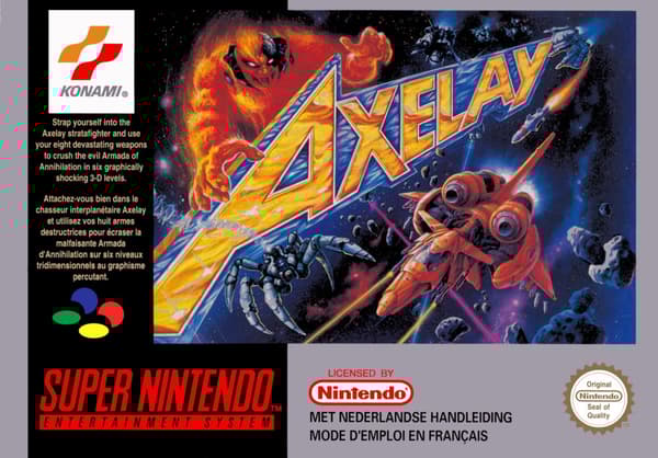 Axelay - Supernintendo/SNES - PAL/SCN/EUR - Cart Only