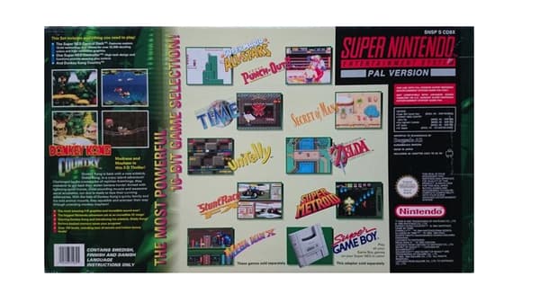Super Nintendo Console incl Donkey Kong Country SCN (KÄYTETTY TAVARA)
