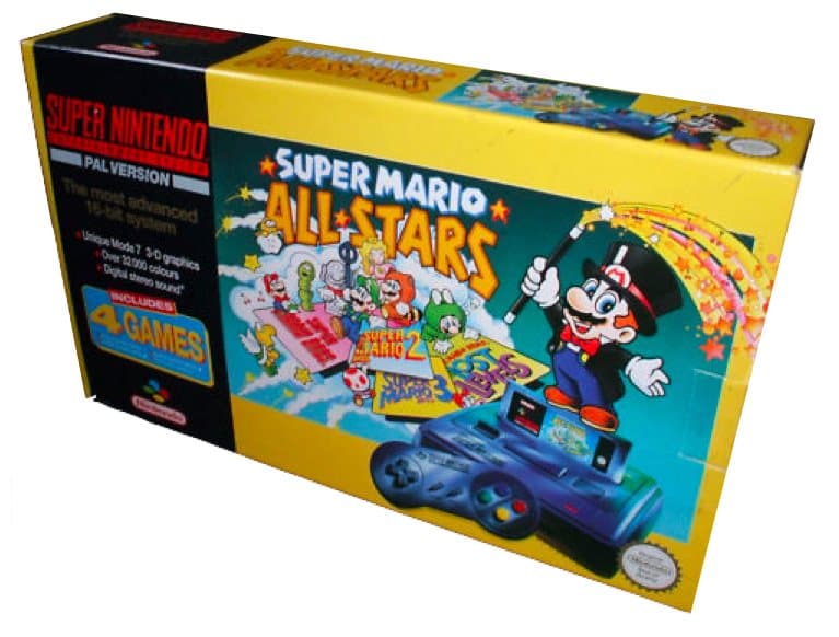 Super Nintendo Console inkl Super Mario Allstars SCN