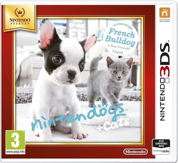 Nintendogs and Cats 3D: French Bulldog (Selects) (3ds)