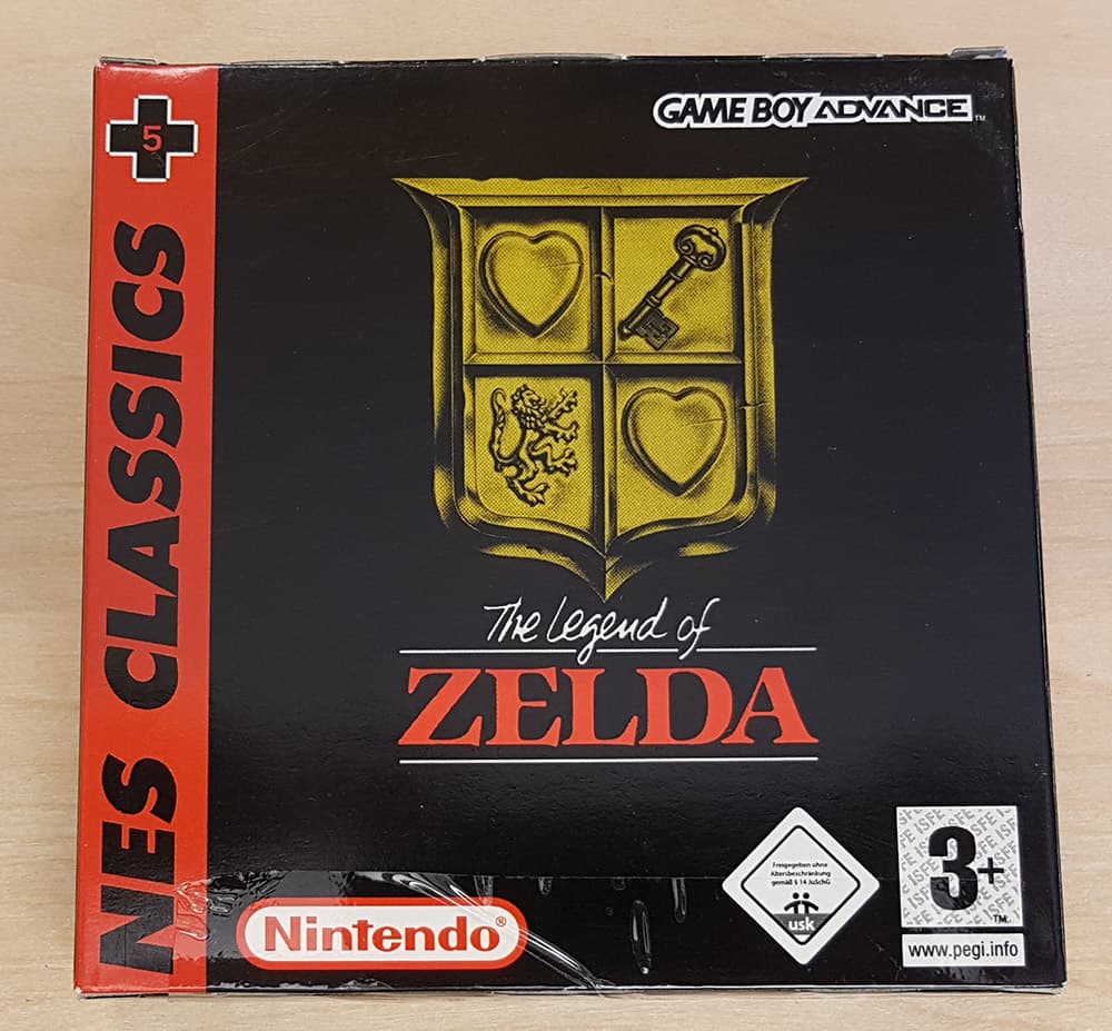 Zelda 1 - NES Classic (Fint Skick - Tejpad) - Gameboy Advance (begagnad)