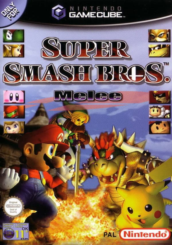 Super Smash Bros Melee  - Gamecube (kÃ¤ytetty)