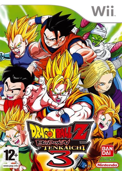 Dragon Ball Z Budokai Tenkaichi 3 - Nintendo Wii (brugt)