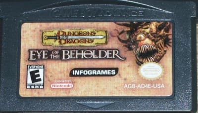 Eye of the Beholder - Gameboy Advance (käytetty)
