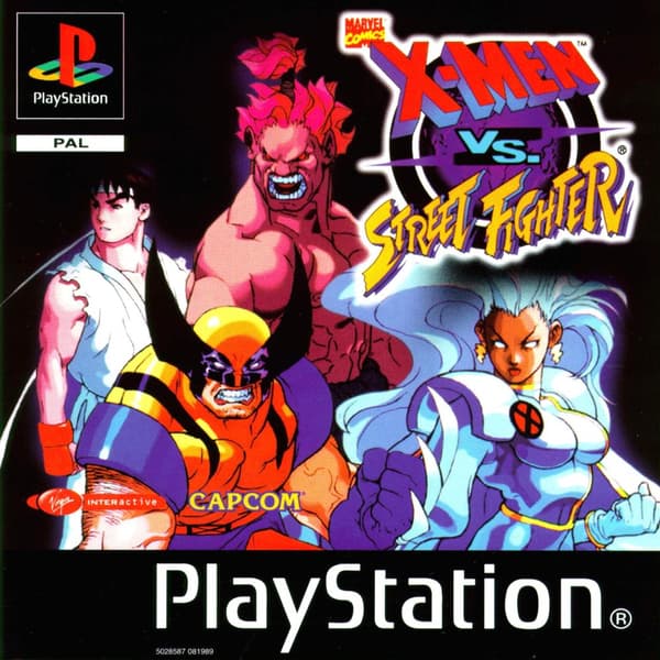 X-men vs Street Fighter - Playstation 1 (brukt)