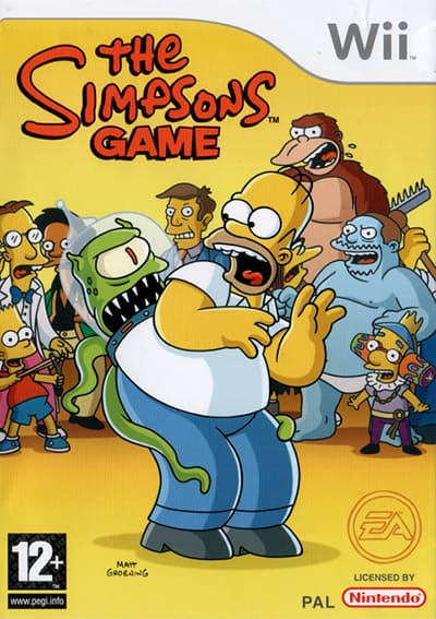 The Simpsons Game - Nintendo Wii (begagnad)