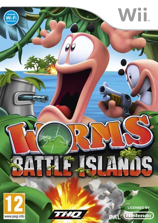 Worms Battle Islands - Nintendo Wii (begagnad)