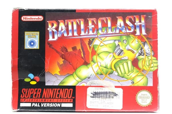 Battle Clash ( Super Scope) - Supernintendo/SNES - PAL/SCN/EUR (BRUKT VARE) Komplett