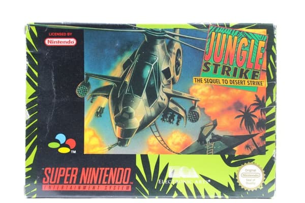Jungle Strike - Supernintendo/SNES - PAL/SCN/EUR (BRUKT VARE) Komplett