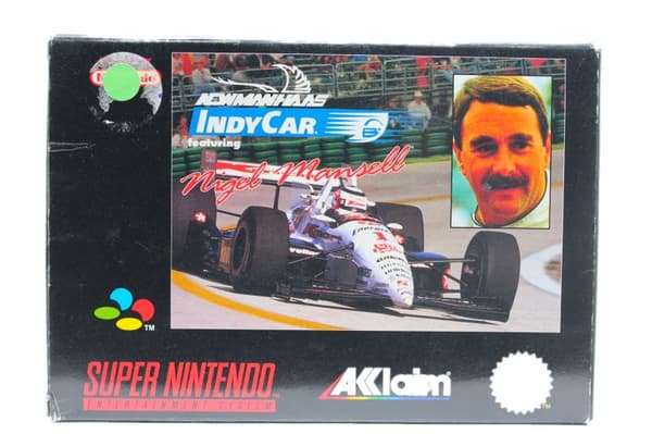Newman/Haas IndyCar featuring Nigel Mansell - Supernintendo/SNES - PAL/SCN/EUR (BRUKT VARE) Komplett