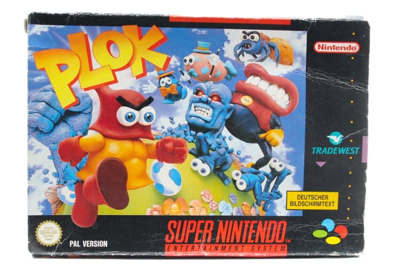 Plok - Supernintendo/SNES - PAL/SCN/EUR - Complete (CIB)