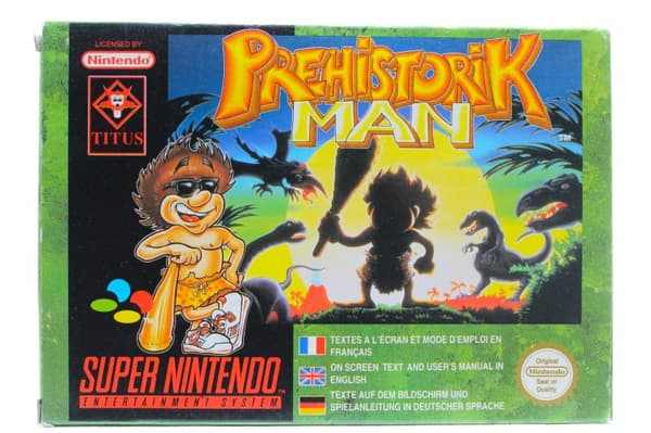Prehistorik Man - Supernintendo/SNES - PAL/SCN/EUR (BRUKT VARE) Komplett