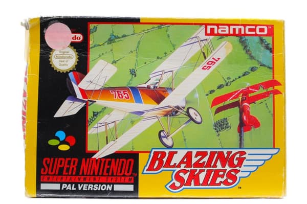Blazing Skies - Supernintendo/SNES - PAL/SCN/EUR (BRUKT VARE) Komplett