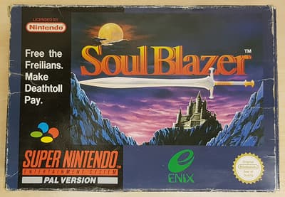 Soul Blazer - Engelsk (SCN) - Super Nintendo (brugt)