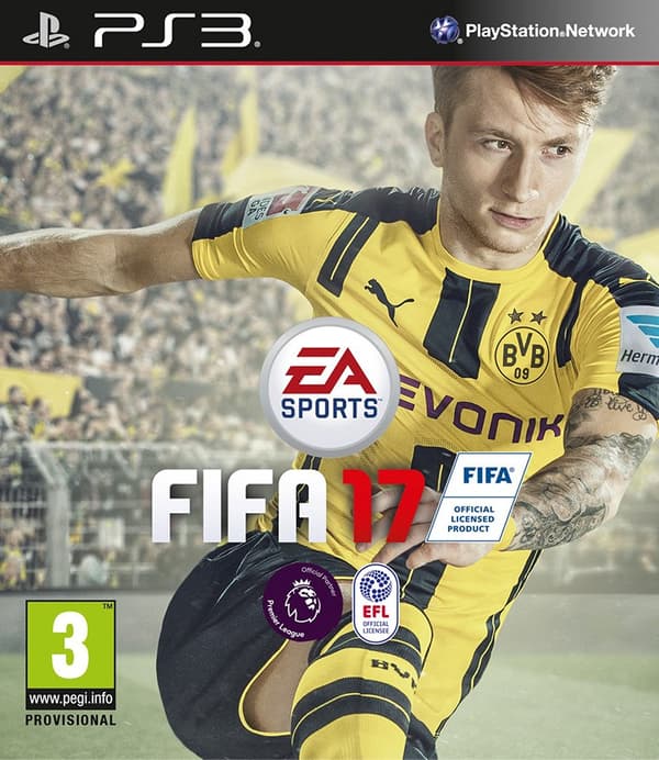 FIFA 17 - Playstation 3 (brugt)