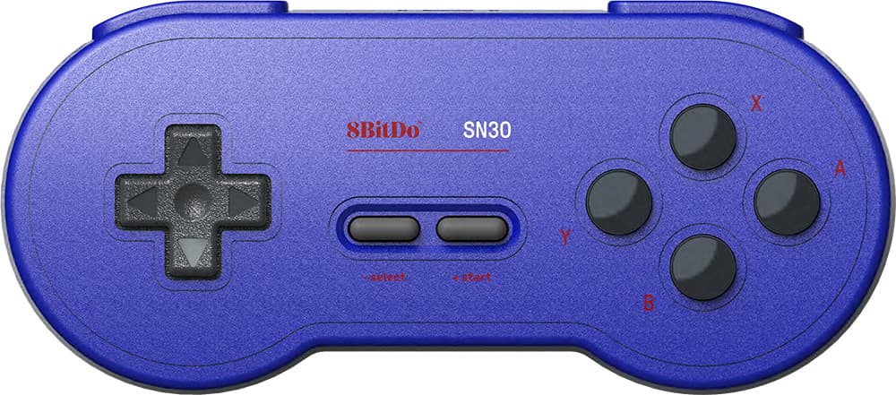 SN30 Gamepad GP Blue Edition (8Bitdo) - Retro