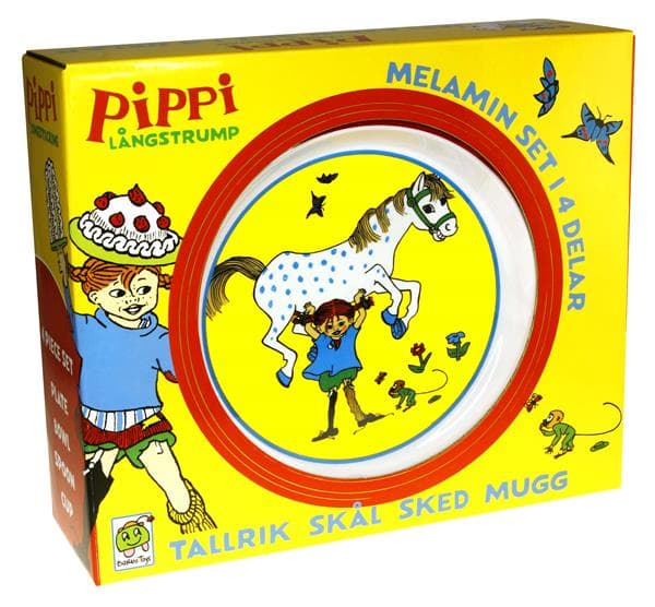 Pippi Melamin gift box - 4 pcs