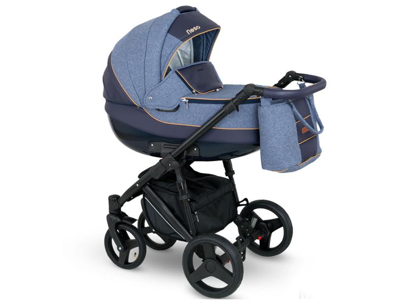 Neso Duo Barnvagn - Denim Blue