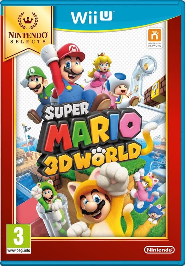 Super Mario 3D World - Nintendo Selects - Nintendo WiiU (käytetty)