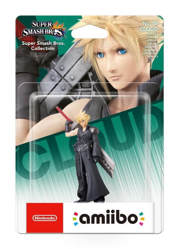 Amiibo Figurine - Cloud (No 58) (Super Smash Collection) - Amiibo