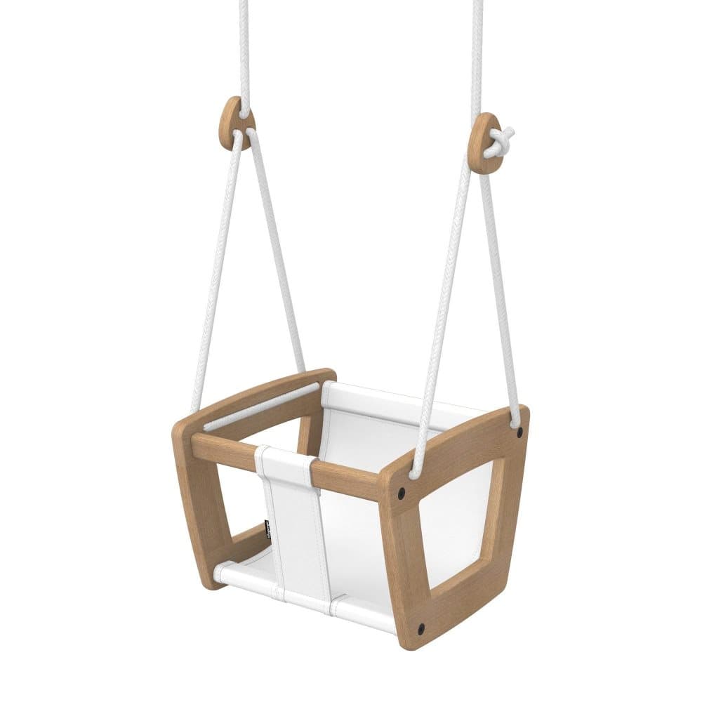 Lillagunga Toddler Ek -vit läder