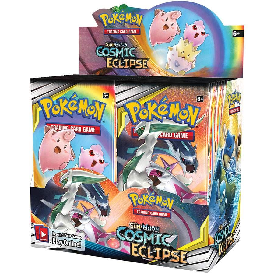 Pokemon SUN & MOON: COSMIC ECLIPSE BOOSTER DISPLAY (36 BOOSTERS)