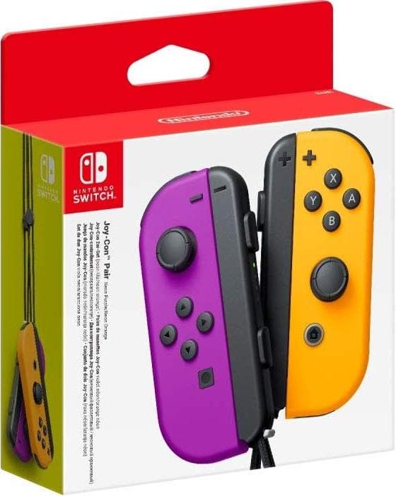 Nintendo Switch Joy-Con (Pair) **Neon Purple/Neon Orange** (wii)