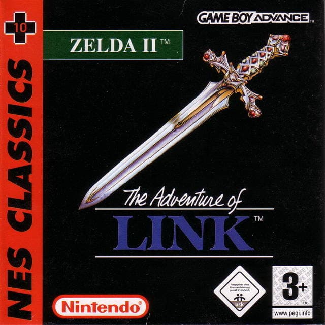 Zelda II The Adventures of Link - NES Classic * - Gameboy Advance (begagnad)