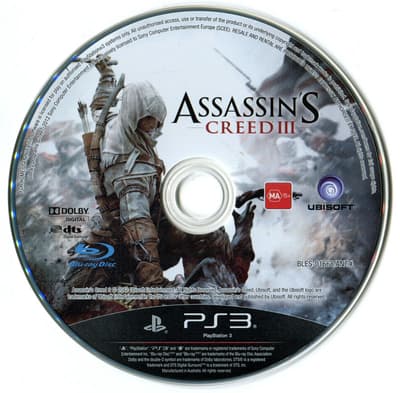 Assassins Creed III - Playstation 3 (käytetty)