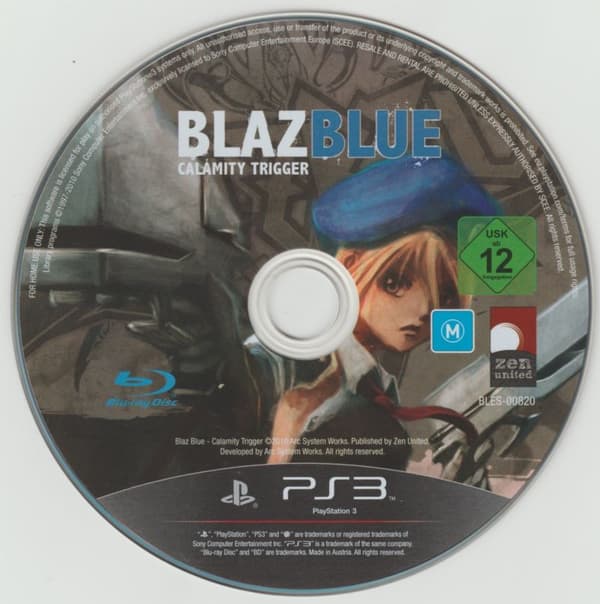 Blazblue Calamity Trigger - Playstation 3 (brugt)