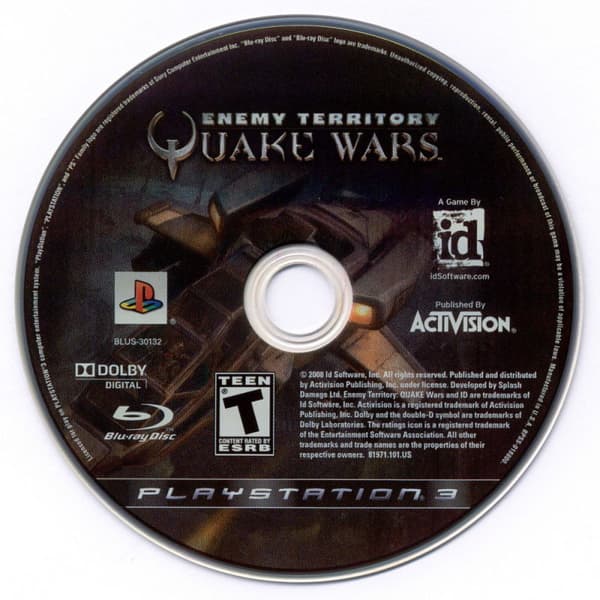 Enemy Territory Quake Wars - Playstation 3 (begagnad)