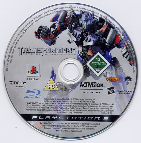 Transformers: Revenge of the Fallen - Playstation 3 (käytetty)