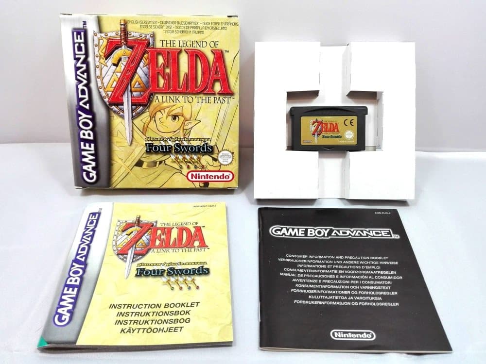 Zelda: A Link to the Past - Four Swords (Fint skick) - Gameboy Advance (begagnad)
