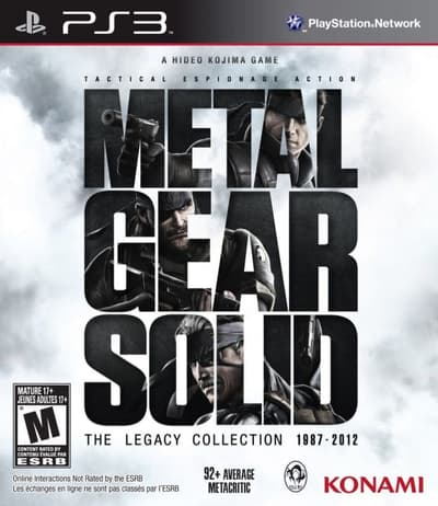 Metal Gear Solid: The Legacy Collection 1987 - 2012 - Playstation 3